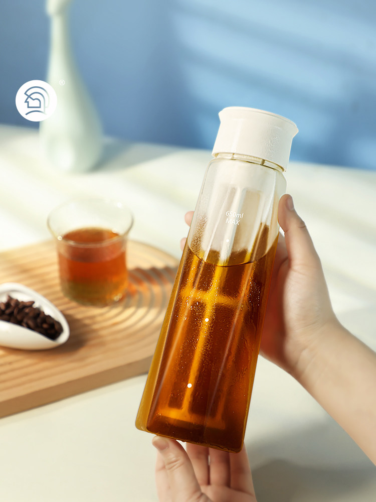 Hero梵净冷泡瓶 冷萃咖啡壶 玻璃水果花茶过滤冰滴冰萃 冰酿咖啡