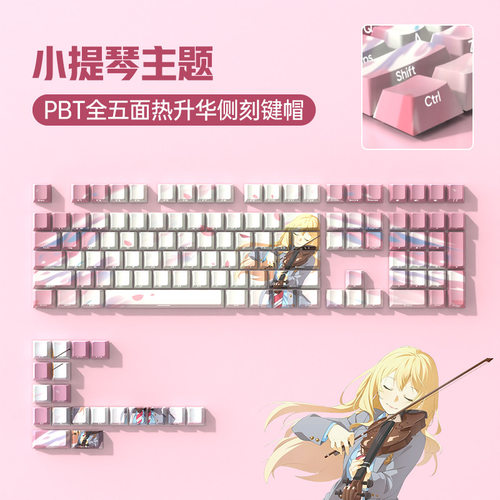 PBT热升华机械键盘替换侧刻键帽