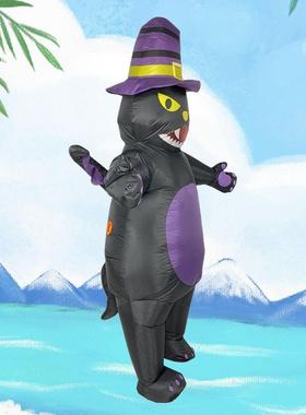 热万圣节卡通人服偶万圣猫充气舞台TGI表演充气道具充销气服装