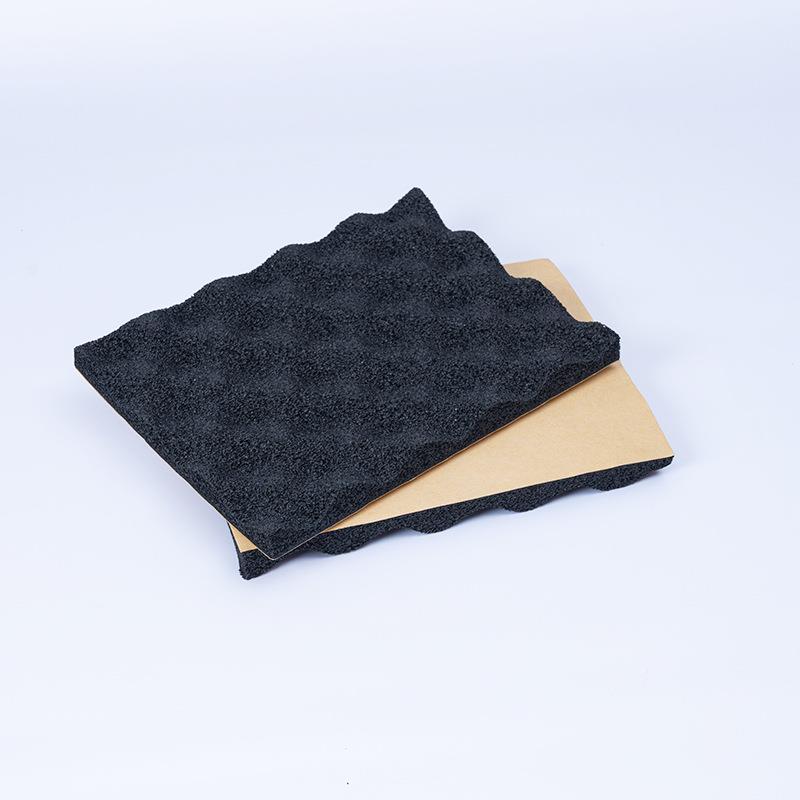 隔音加厚吸音棉墙体防火v阻燃波峰绵高密波浪棉k棉t防噪PQL度音