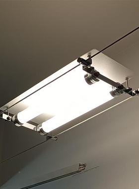 走线灯钢索灯灯线轨灯公管形商业办高亮灯管L见描述D灯架荧光灯E