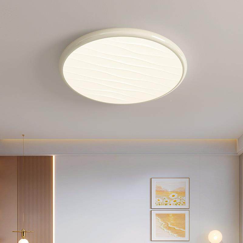 全光谱护奶油风NPL卧灯L眼D现代简约圆形走廊卧室室过道E书房吸顶