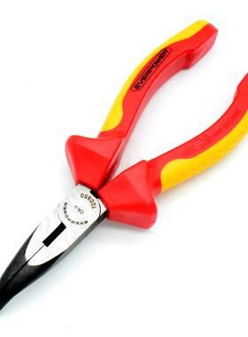 ERVERPOWE/艾威博100850V尔10双0850色柄DE绝缘弯嘴钳