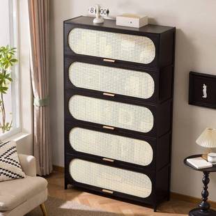 CGN黑柜色中古风五斗柜客厅卧室纳柜子物柜书柜玄关柜窄高储立收