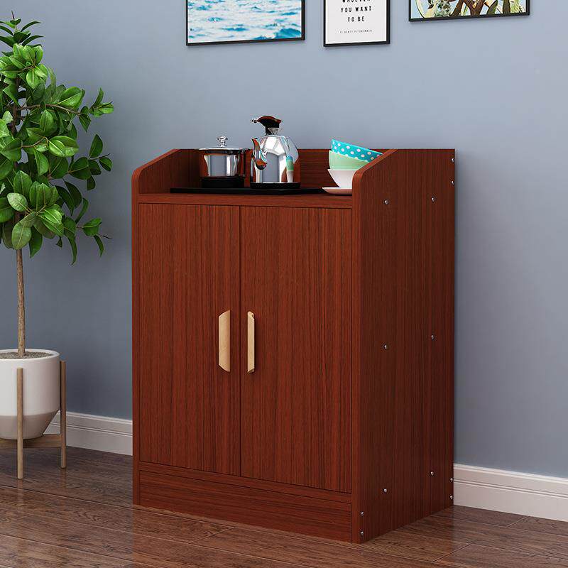 代ICK简约圆角茶水柜现放桶多功能储物柜水子带门餐边桌边柜餐厅