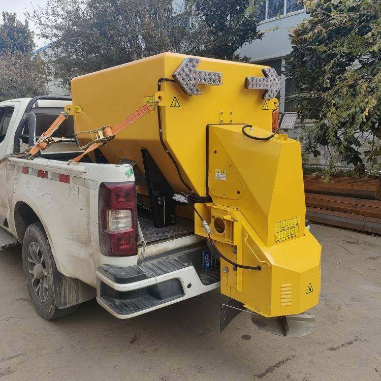 斯诺现货融皮卡车载式融雪撒布机VTG公路清雪电动撒机盐布雪剂撒