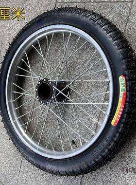 工地斗车轮子实心轮FIB加厚建子筑手推橡胶高重载斗车钢圈全麦太