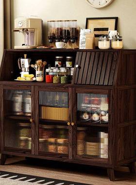 木餐约边柜实现JEC代简客酒厅柜茶水柜厨房储物柜子橱柜收纳一体