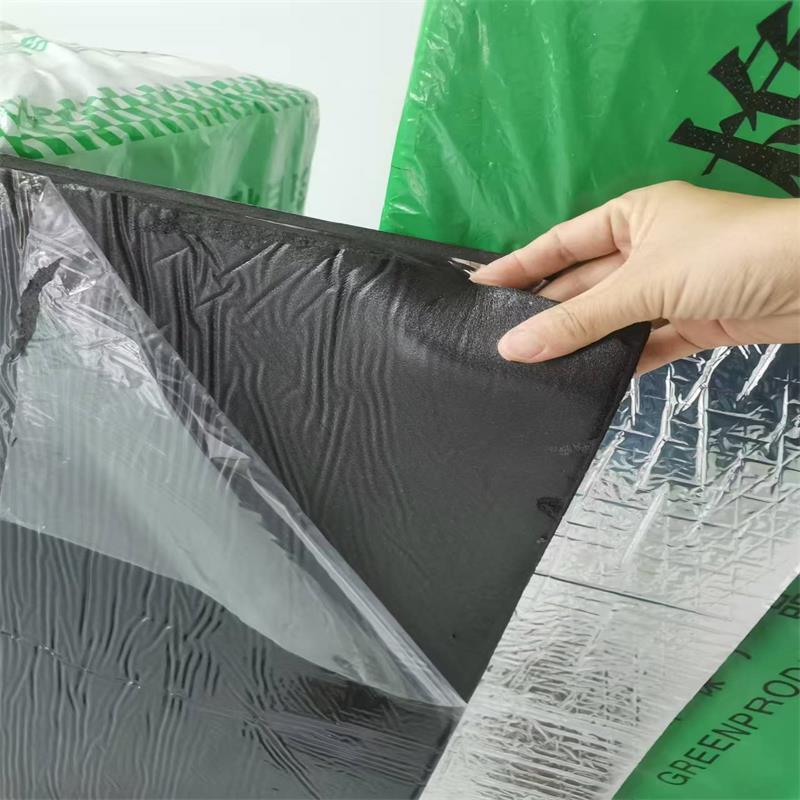 管道隔音棉2自粘铝箔音PVP橡塑阻燃B保温板棉隔热吸棉厂家