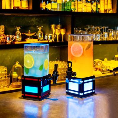 发光酒炮3升2升1.5升5升酒吧精酿扎啤桶带龙头网红幻师可乐小酒桶