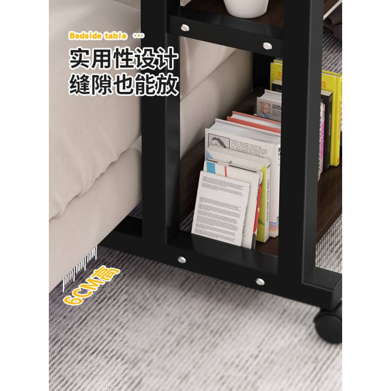 床边桌可移动简约小桌子卧室家用学生书桌简易升降宿舍懒人电脑桌