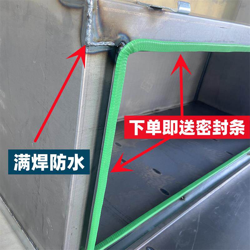 大货半挂工车箱铁箱收纳箱加厚定制满焊长方体通用车CEE具铁皮储