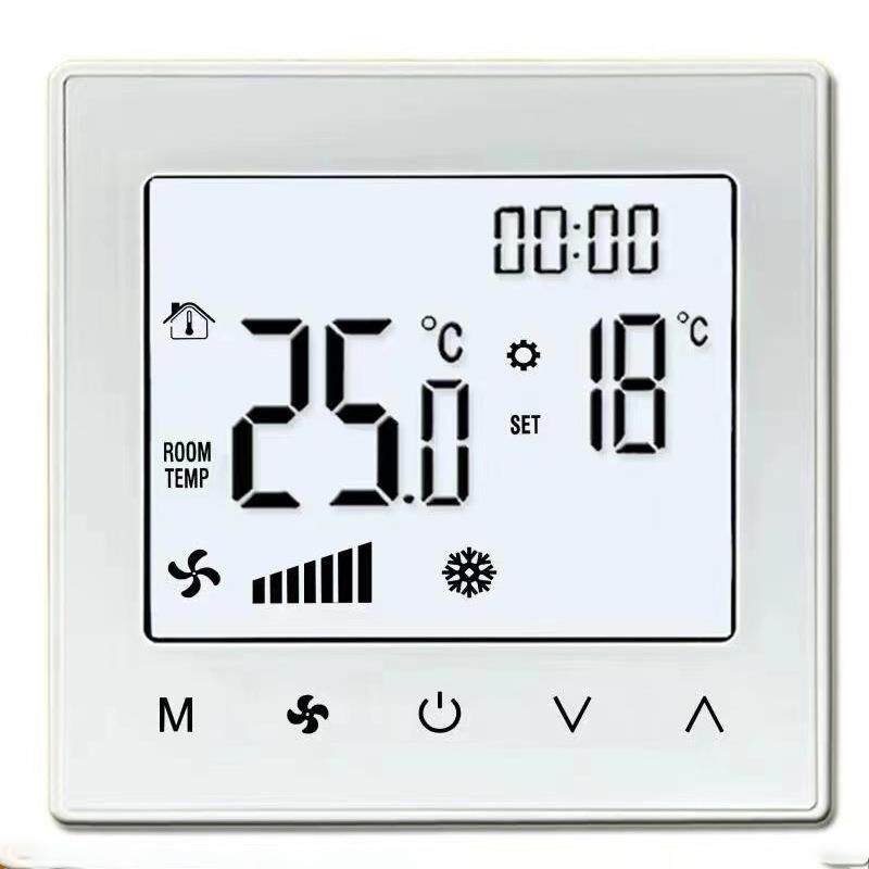 风机盘管温控器空调地暖联动三合一wifi涂鸦远程温度控制水机面板