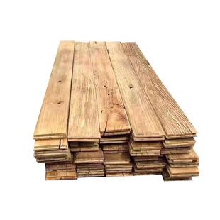 老榆木风化木板复古装修背景板吊顶民宿楼梯实木地板榆木护墙板