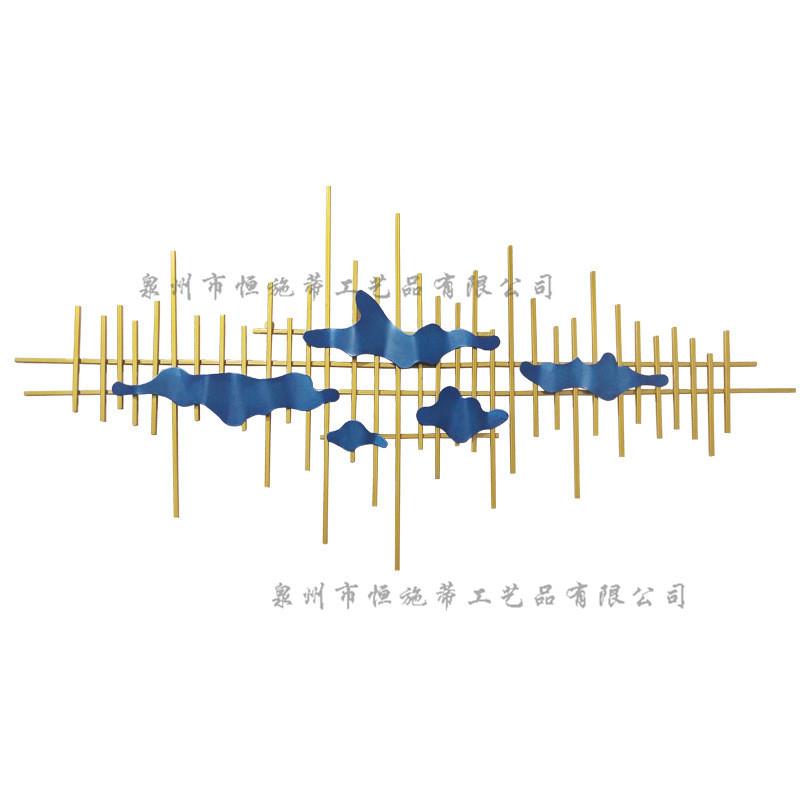 北欧铁艺立体壁饰壁挂客厅沙发背景墙装饰挂件创意金属墙面装饰