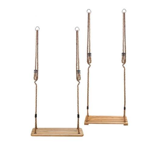 家庭田园庭院室外户外千秋吊椅成人易麻绳秋千+1木板坐板儿童