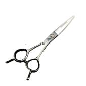 6.0寸上下翘柄柳叶弯剪美发剪刀理发剪平剪刘海剪送包