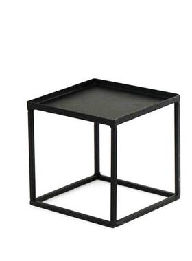 北欧创意ins铁架陶瓷花器家居客厅装饰品室内摆件铁艺实木置物架