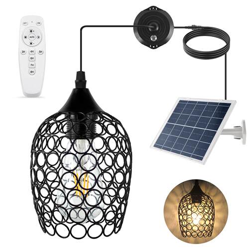 新款吊灯LED复古灯谷仓灯照明花园凉亭车库仓库高棚灯