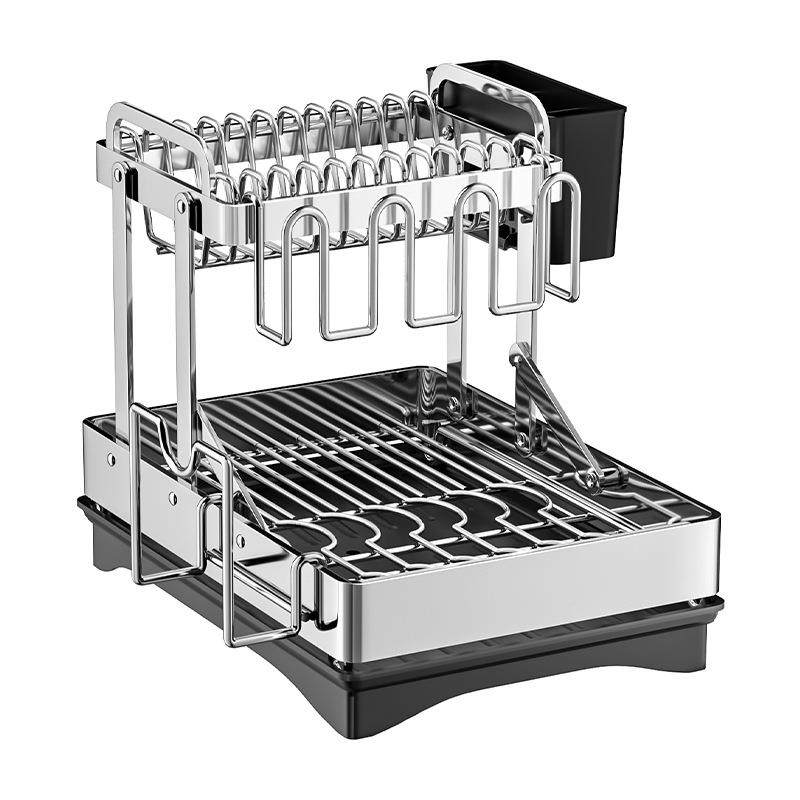 可折叠不锈钢厨房沥水架碗盘收纳家用沥水多功能放碗碟碗筷置物架,厨房/烹饪用具,抹布架/厨房清洁收纳架,淘宝优惠券,粉丝福利购,淘宝优惠卷