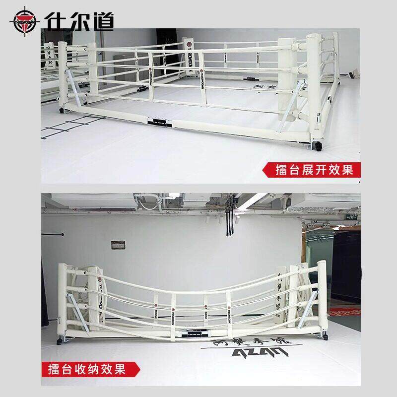 拳击擂台八角MMA标准搏击比赛格斗训练散打台式落地拳击台定