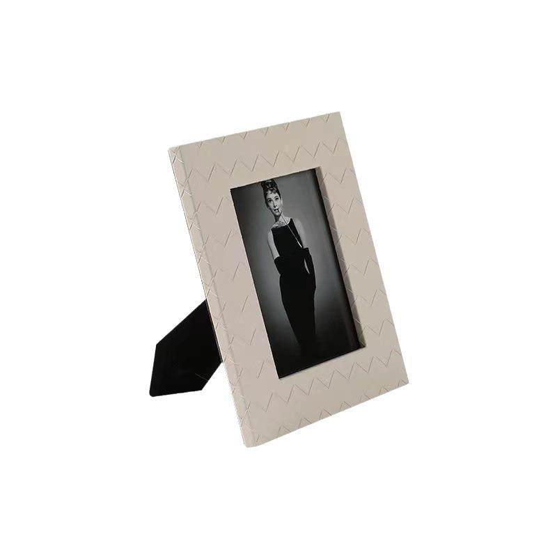 现代简约奶油风皮革相框摆台办公室书房桌面高级感装饰画框摆件,家居饰品,DIY亲子装饰画,淘宝优惠券,粉丝福利购,淘宝优惠卷