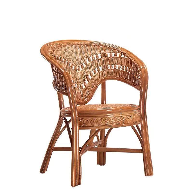 藤椅单人靠背竹椅子客厅竹编天然真藤茶几网红藤编桌椅组合三件套,商业/办公家具,商用藤编家具,淘宝优惠券,粉丝福利购,淘宝优惠卷