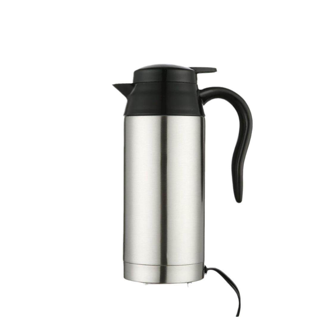 不锈钢汽车车载加热杯电热杯12V24v车用热水器加热杯烧水壶加热壶
