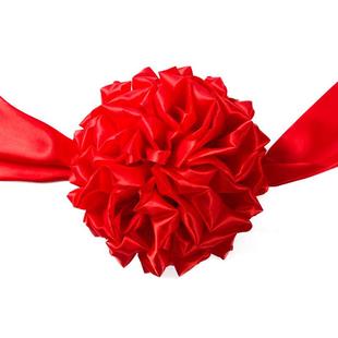 开业剪彩花套装剪裁花球仪式龙凤剪刀道具彩带红绣球剪彩花束喜庆