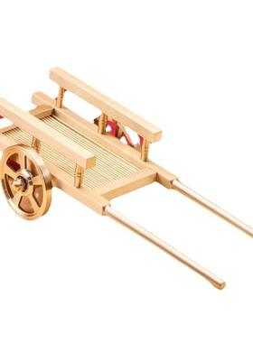 黄铜手推车摆件平板有趣创意办公室桌面装饰工艺品商务礼品