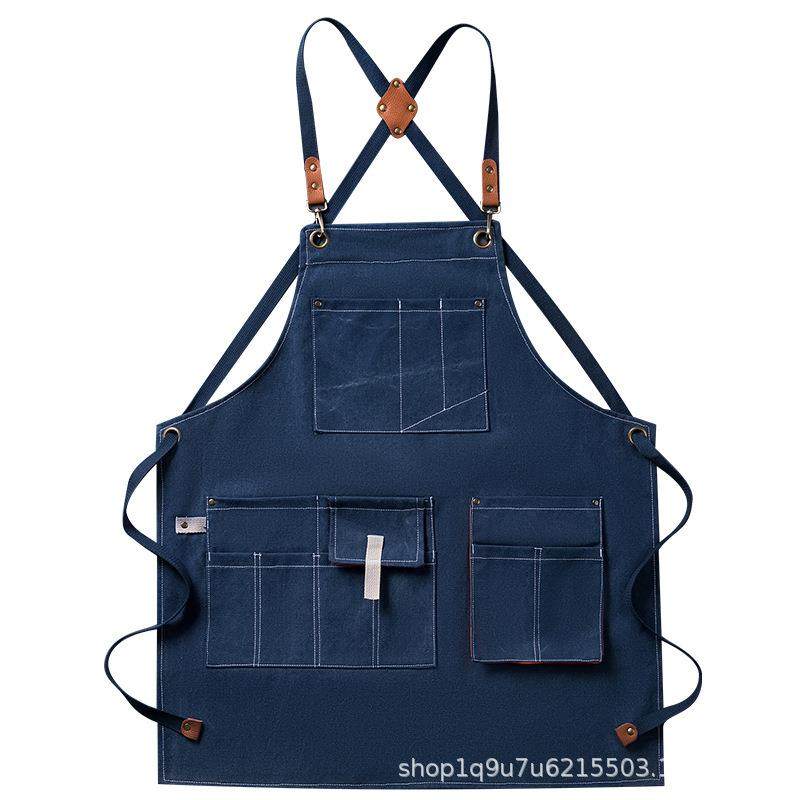 厂家加厚多口袋帆布素色围腰围裙厨房理发师工作服的围裙,家庭/个人清洁工具,围裙套装,淘宝优惠券,粉丝福利购,淘宝优惠卷