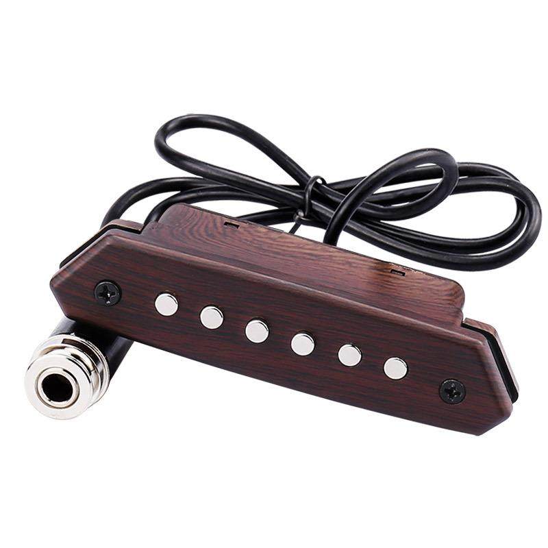 拾音器A710A810民谣木吉他拾音器免开孔A910打板无线拾音扩音