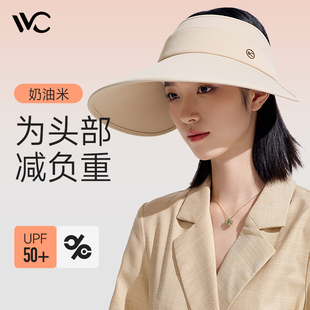 VVC防晒帽女太阳帽防紫外线女神帽遮阳帽户外遮脸大帽檐VGM4S280