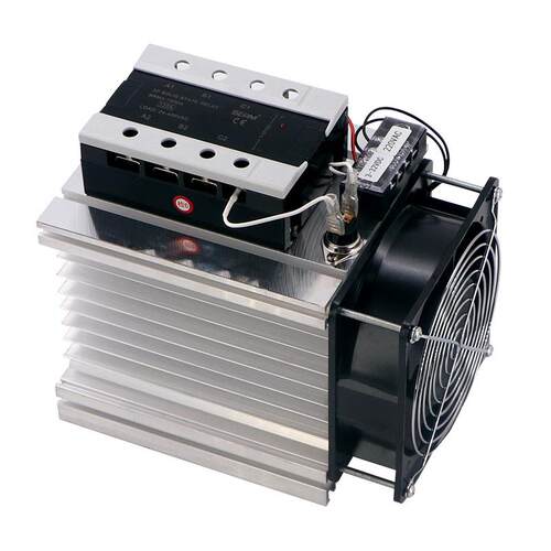 贝尔美三相固态继电器成套固态BRM3-120DA100DA80DA模块模组