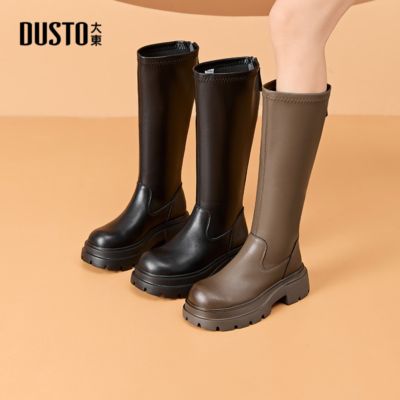 大东女靴长筒靴优雅骑士靴高筒靴