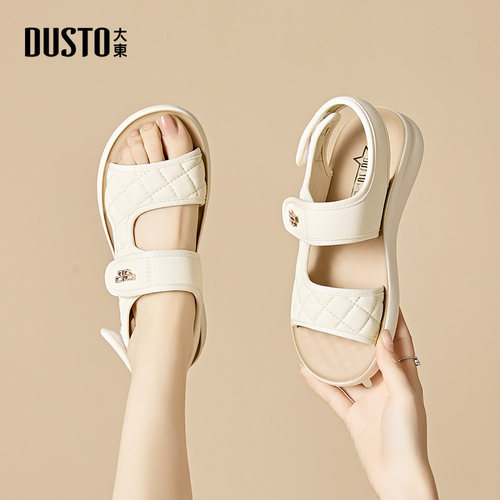 DUSTO大东厚底户外休闲凉鞋女鞋