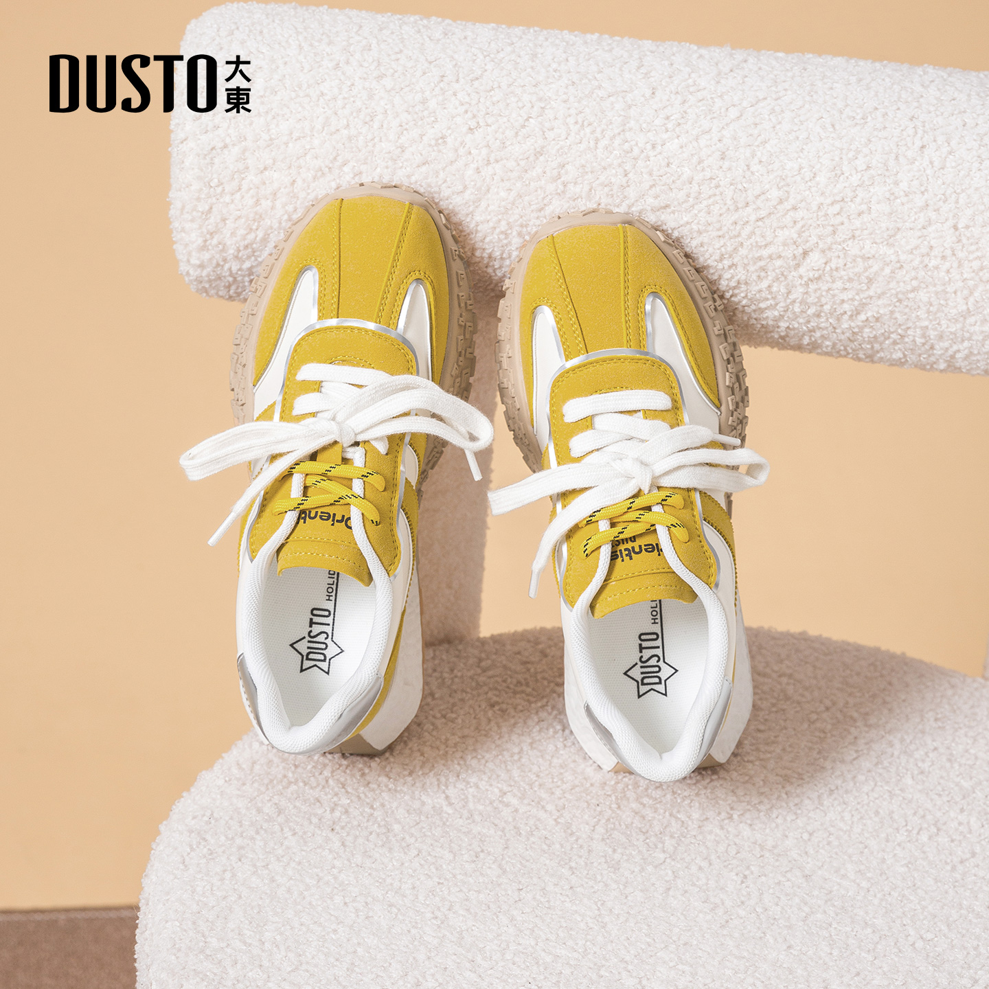 大东阿甘鞋休闲女鞋系带德训鞋