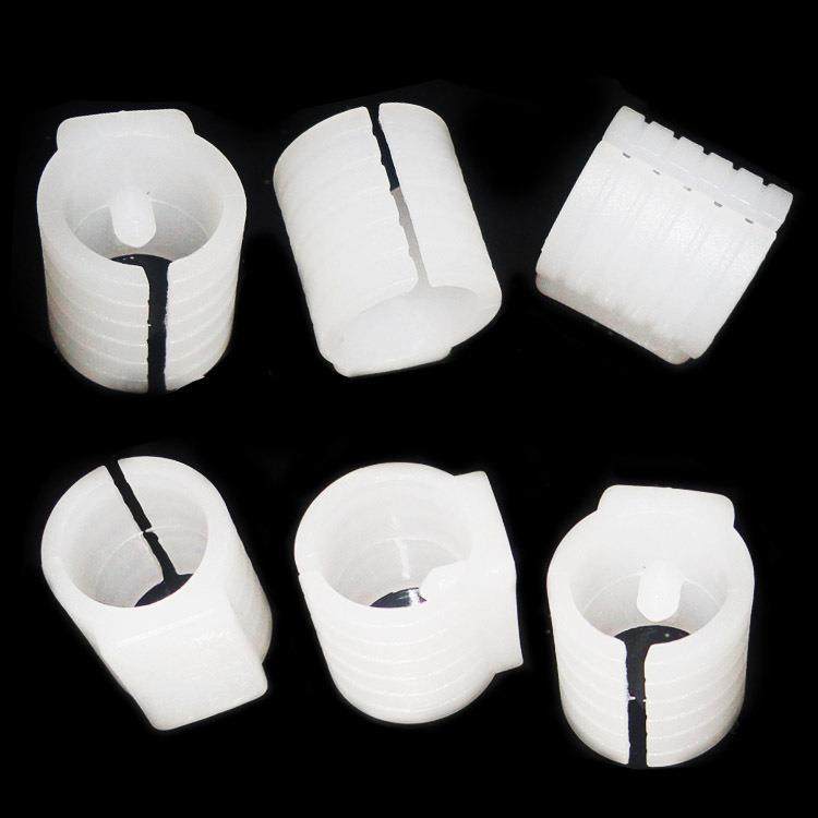 开口脚垫钢管卡U型弓形椅子脚垫塑料办公凳子垫脚防磨圆形管夹垫