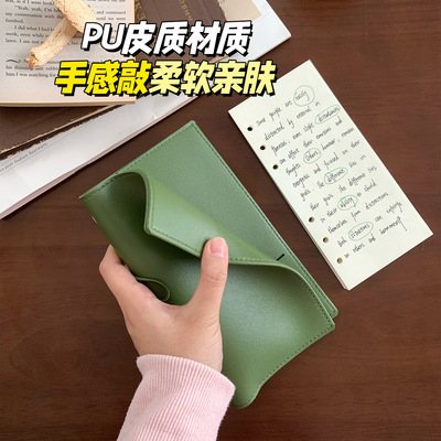 A6lim活页本PU皮外壳空白活页替芯内页手账本 另可做a6per尺寸