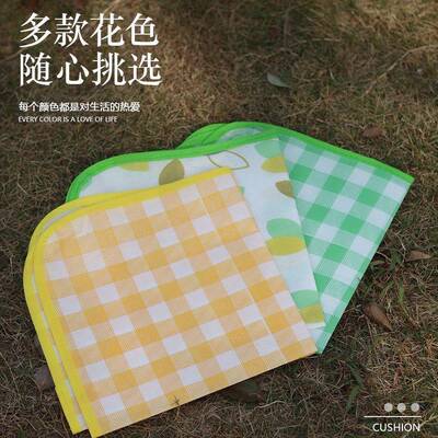户外坐垫外出草坪垫防水坐垫防潮露营便携可叠野餐坐垫春游草地隔