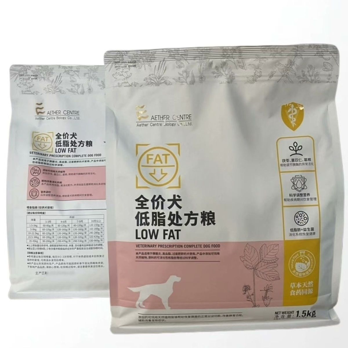 爱迪森全价犬低脂处方粮1