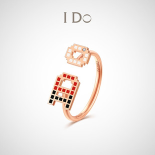 I DO【现货】MINI系列18K金钻石戒指求婚生日七夕礼物送女友礼物