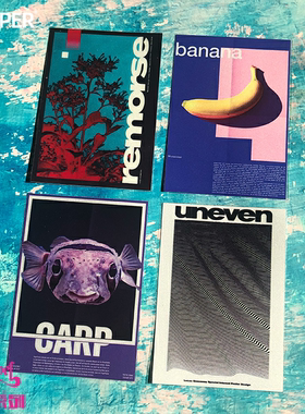 TLP套贴 remorse荒野植物香蕉河豚鱼uneven仿3D褶皱贴纸