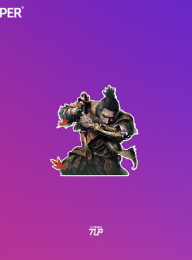 TLP反光车贴 只狼 影逝二度SEKIRO宫崎英高忍者苇名国游戏防水贴