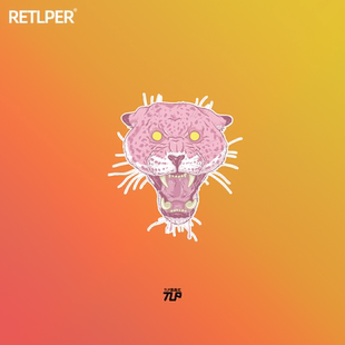 TLP反光车贴 粉红豹炸毛凶狠野兽头像发怒无痕玻璃贴