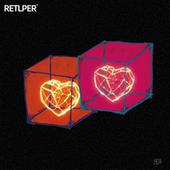 TLP反光车贴 心形灯丝爱心桃心立方体平面防水贴纸 心情切片系列