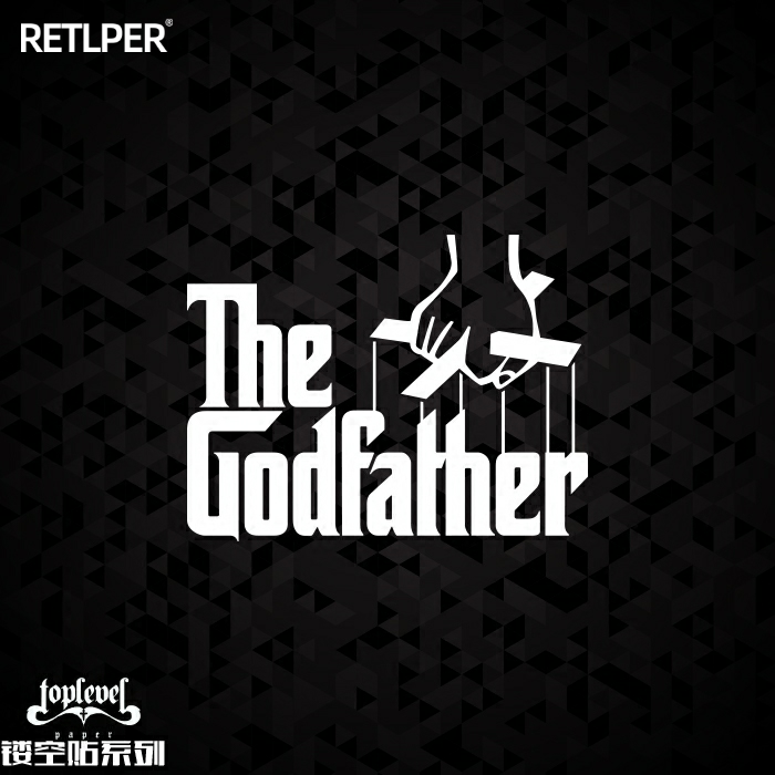 tlp镂空车贴教父维托贴纸