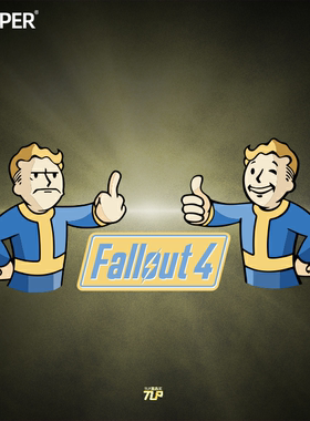 TLP反光车贴 辐射小子Fallout4哔哔Vault Pip Boy吉祥物游戏贴纸