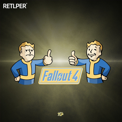 tlp反光车贴辐射小子哔哔吉祥物