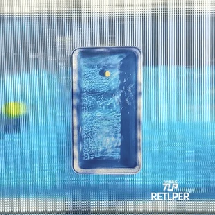 立体感 RETLPER反光贴纸 泳池 微风拂过 平面防水汽摩贴纸 原创